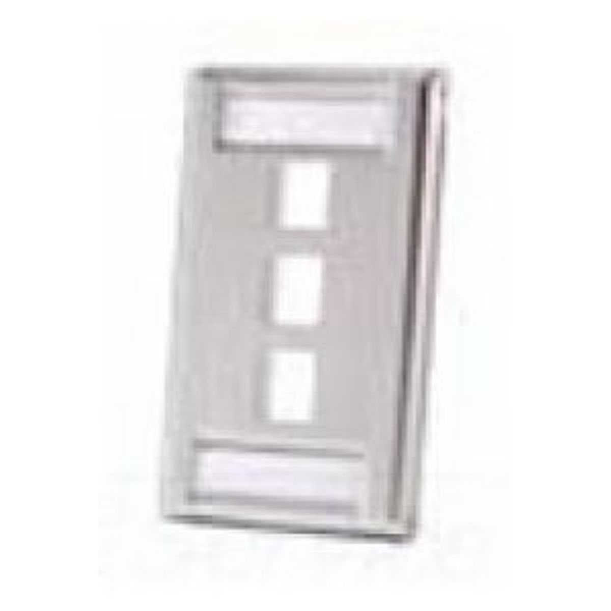 Legrand - Ortronics KSSS1 | TechChoice Faceplate, Stainless Steel, 1-Port