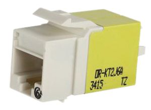 Legrand - Ortronics KT2J6A-88 | TechChoice Keystone Cat 6a Jack, White