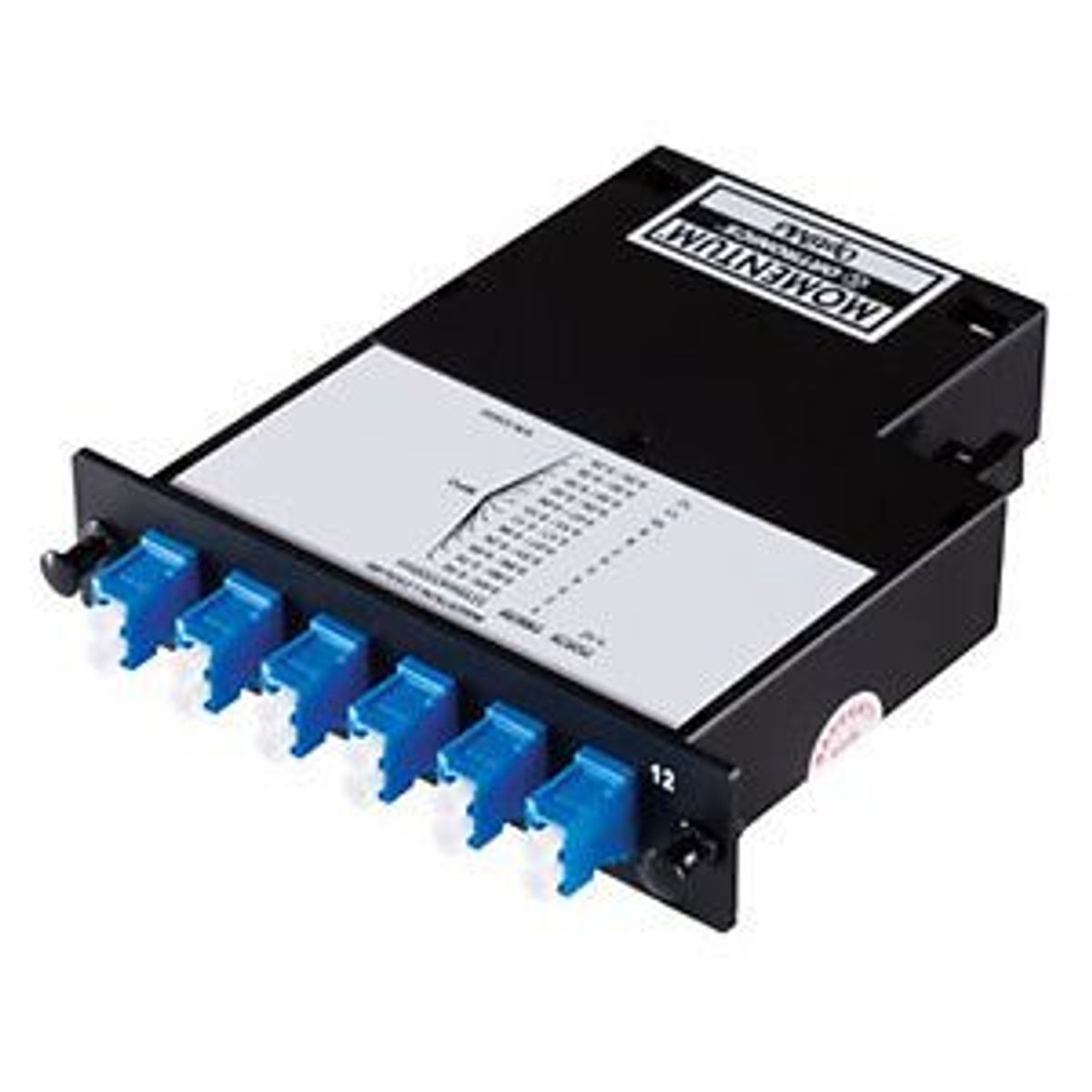 Legrand - Ortronics M2LCD12-09 | Momentum 2 Cassette SM, 12-Fibers LC Duplex, 1-MPO, Blue