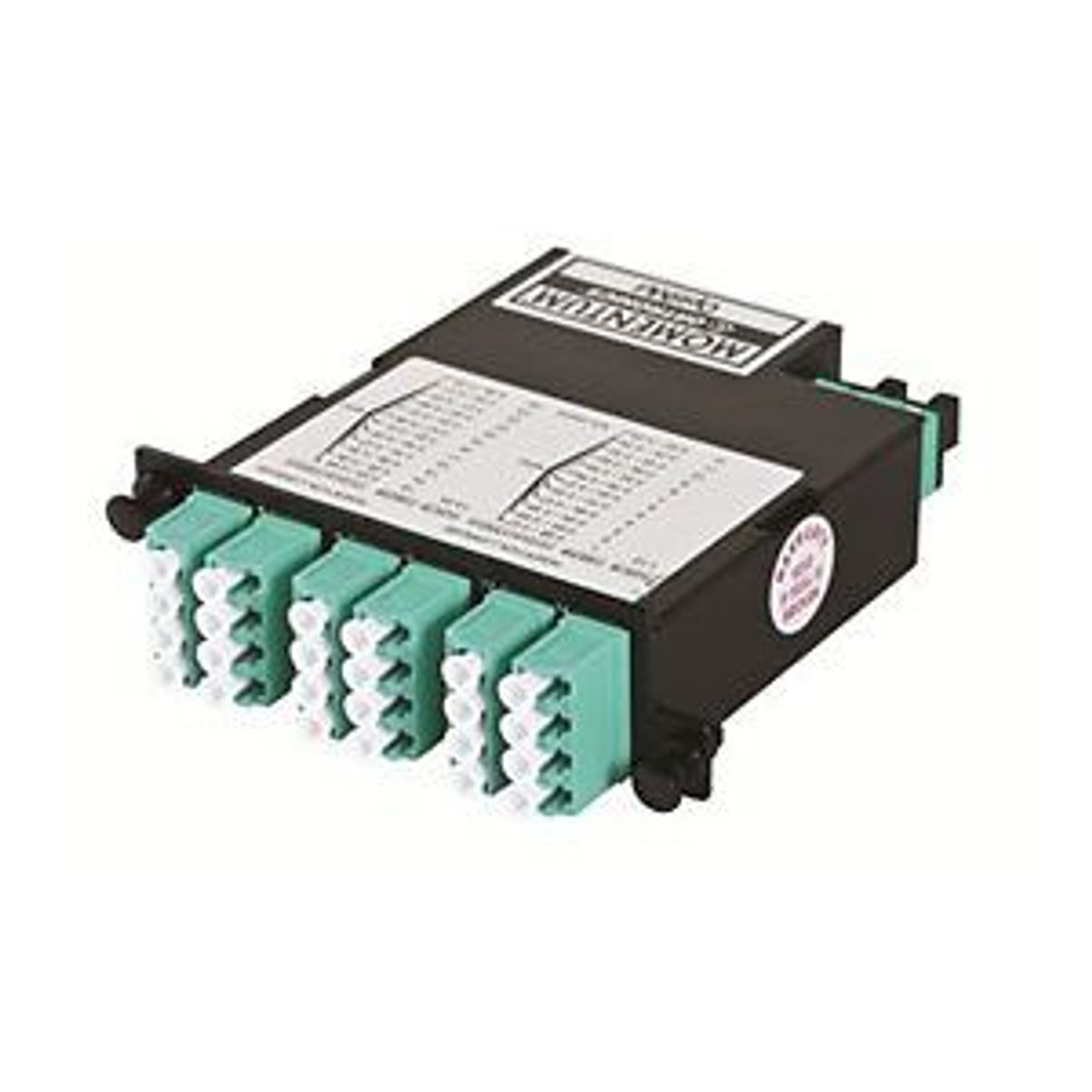 Legrand - Ortronics M4LCD12-09C1A1 | 12-Fiber OS2 M4 Cassette with 12 LC Duplex Adapters to 1 MPO (M), Tier 1, Method B, Near End