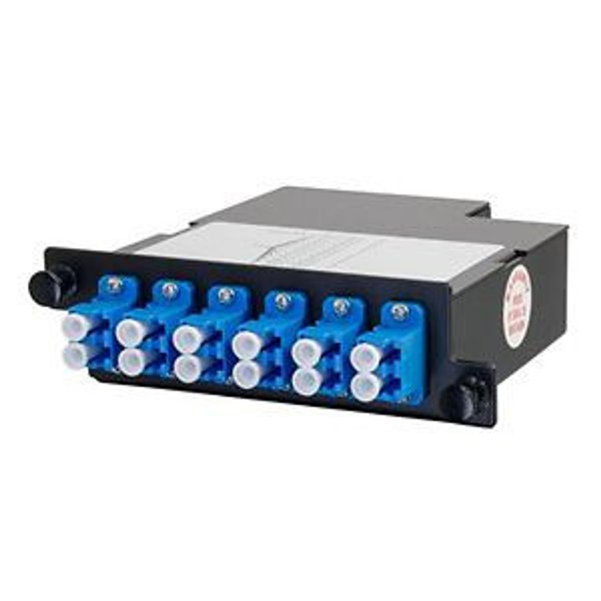 Legrand - Ortronics M4LCD12-09C1B1 | 12-Fiber OS2 M4 Cassette with 12 LC Duplex Adapters to 1 MPO (M), Tier 1, Method B, Far End