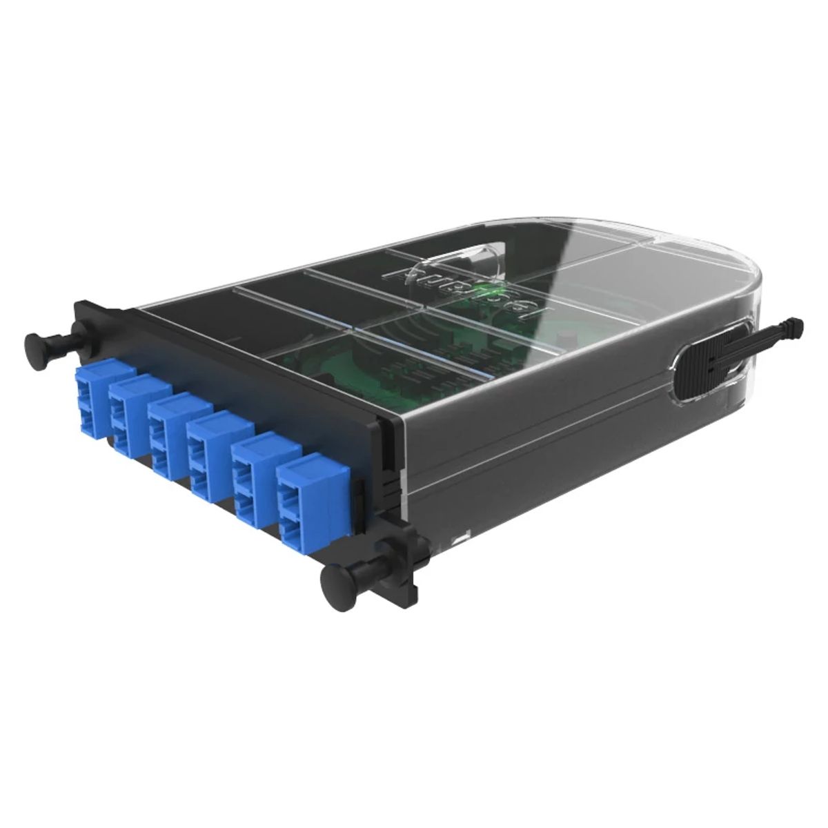 Legrand - Ortronics M4LCD12-09S1A1 | Momentum 2 Series, M4 Splice Cassette, 12-Fiber, Singlemode - OS2, LC Duplex, 1 RU, Rack Mount, Blue