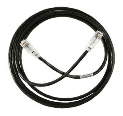 Legrand - Ortronics MC5E05-00 | Copper Patch Cables, Plug-In Mount, Modular 8/110, 5 ft., Black, 50 per Package pk, RJ-45, Cat 5e