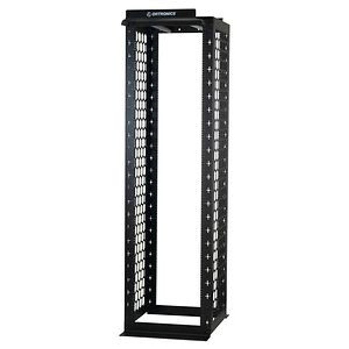 Legrand - Ortronics MM20716-B | Mighty MO 20 Channel Rack, Floor Mount, Aluminum, 16.25 in. Channel, #12-24 Tapped, 45 RU, 7 ft. H, Black