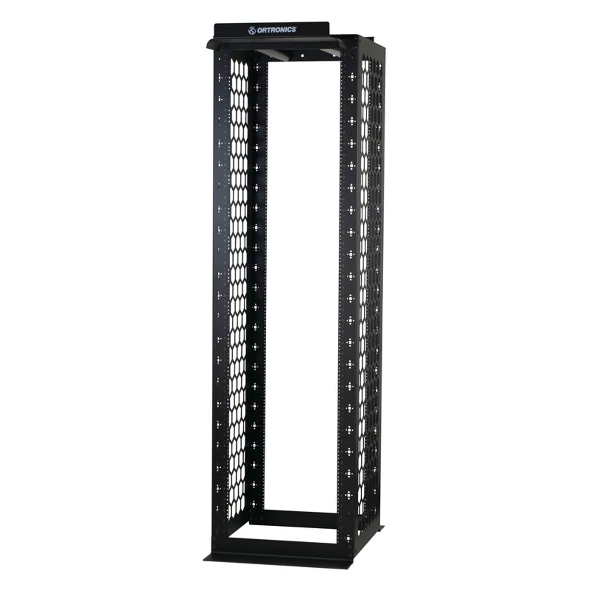 Legrand - Ortronics MM20730-B | Channel Rack, Network Rack, Floor, 45 RU, 86 in. H, 23.75 in. W, 40 in. D, Black