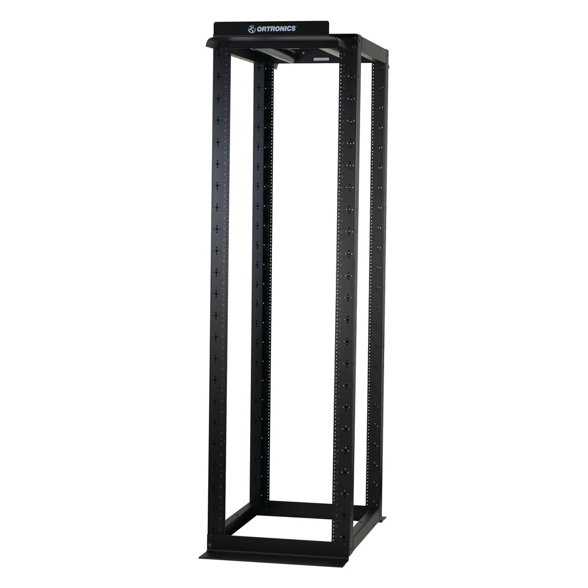 Legrand - Ortronics MM20730FXD12-B | Post Rack, Network Rack, Floor, 45 RU, 85.25 in. H, 23.75 in. W, 40 in. D, Black