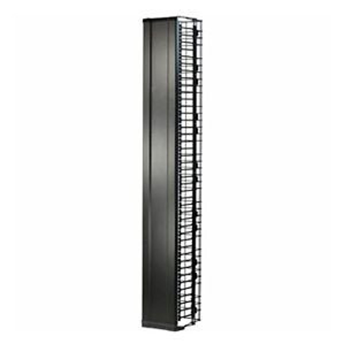 Legrand - Ortronics MM20VMD712-B | Mighty MO 20 Cable Manager with Door, Double-Sided, Vertical, Black, 77 H x 12.25 W x 15 in.D