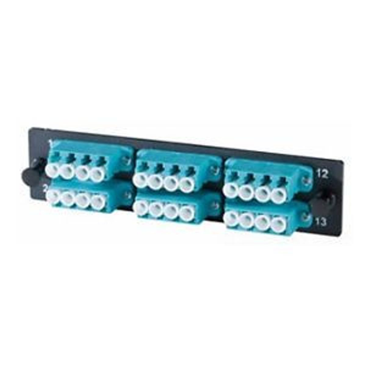 Legrand - Ortronics OFP-LCQ24MB | OptiMo OFP Adapter Panel, 6-LC Quad, Multimode Adapter Panel, , Bronze