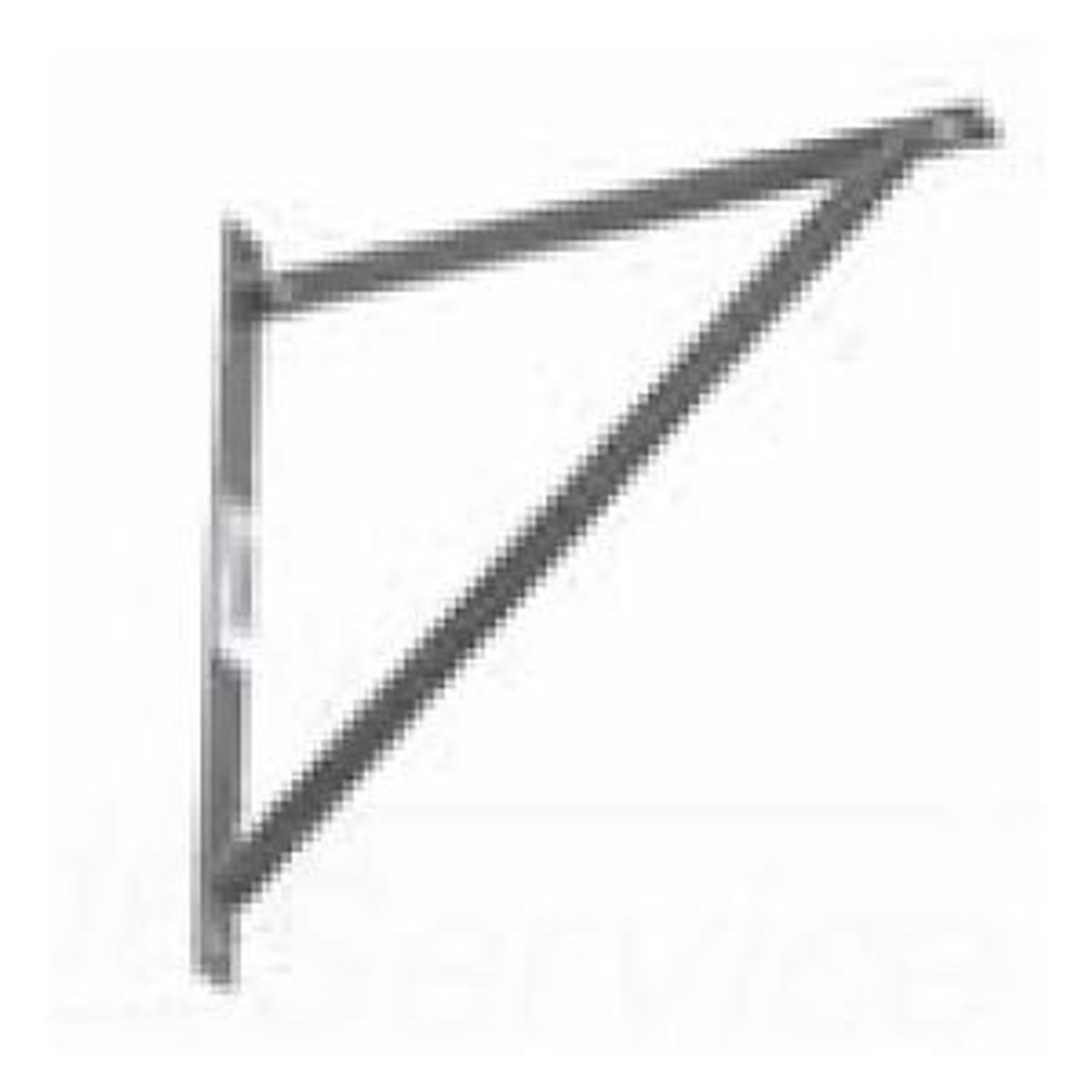Legrand - Ortronics P139340HB | Shelf Bracket, Steel, 12.44 H x 12 W x 12.44 D in., Black