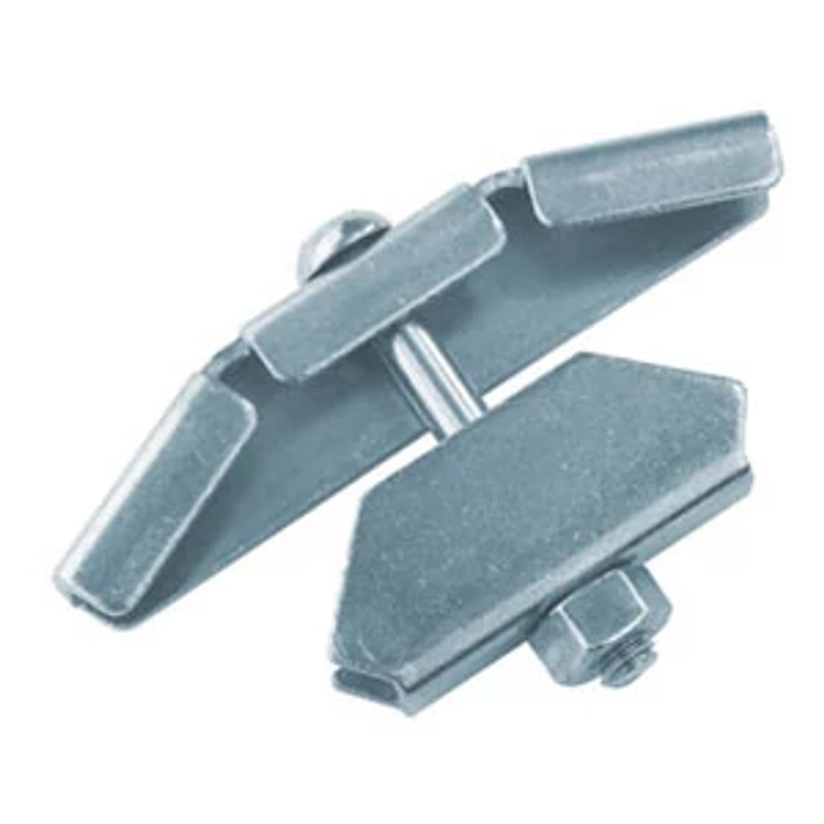 Legrand - Ortronics P820287H | Edge Clamp Kit, Steel, 2-Clamp, Zinc-Plated, 45 Degree