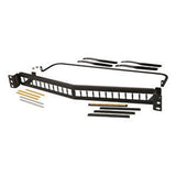 Legrand - Ortronics PHAHJU24 | HDJ Series Unloaded Angled Patch Panel, Rack Mount, 24-Port, 1 RU