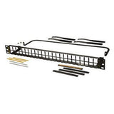 Legrand - Ortronics PHDHJU24 | HDJ Series Unloaded Flat Panel, 24-Port, 1 RU, Black