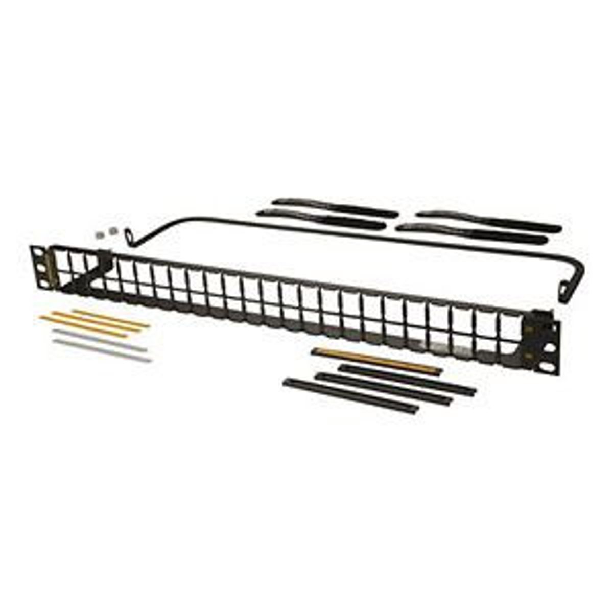 Legrand - Ortronics PHDHJU48 | HDJ Series Unloaded Flat Panel, 48-Port, 1 RU, Black