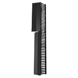 Legrand - Ortronics QVMD706 | Q Series Vertical Manager, ABS Plastic, Black, 45 Rack, 84 L x 84 H x 6 W x 17.50 in. D
