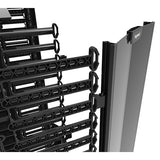 Legrand - Ortronics QVMD710 | Q Series Vertical Manager, ABS Plastic, Black, 45 Rack, 84 H x 84 L x 10 W x 17.50 in. D