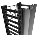 Legrand - Ortronics QVMD710 | Q Series Vertical Manager, ABS Plastic, Black, 45 Rack, 84 H x 84 L x 10 W x 17.50 in. D