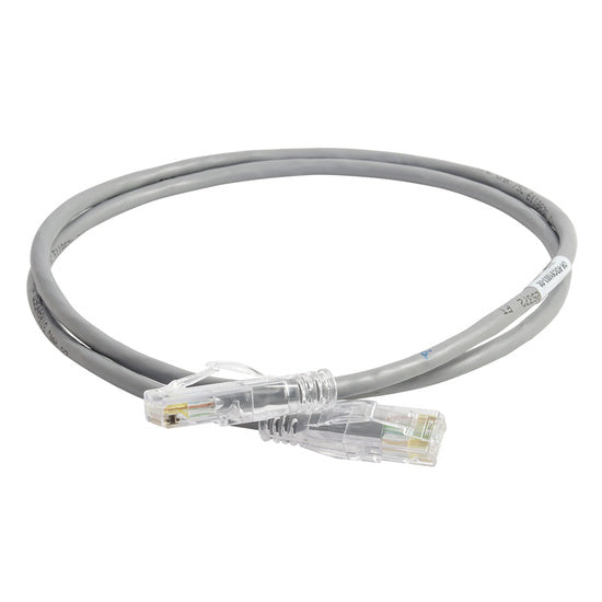 Legrand - Ortronics RDC61025-08 | Patch Cord, PVC, Grey, Cat 6A, 25 Ft. L, Non-Shielded, RJ-45