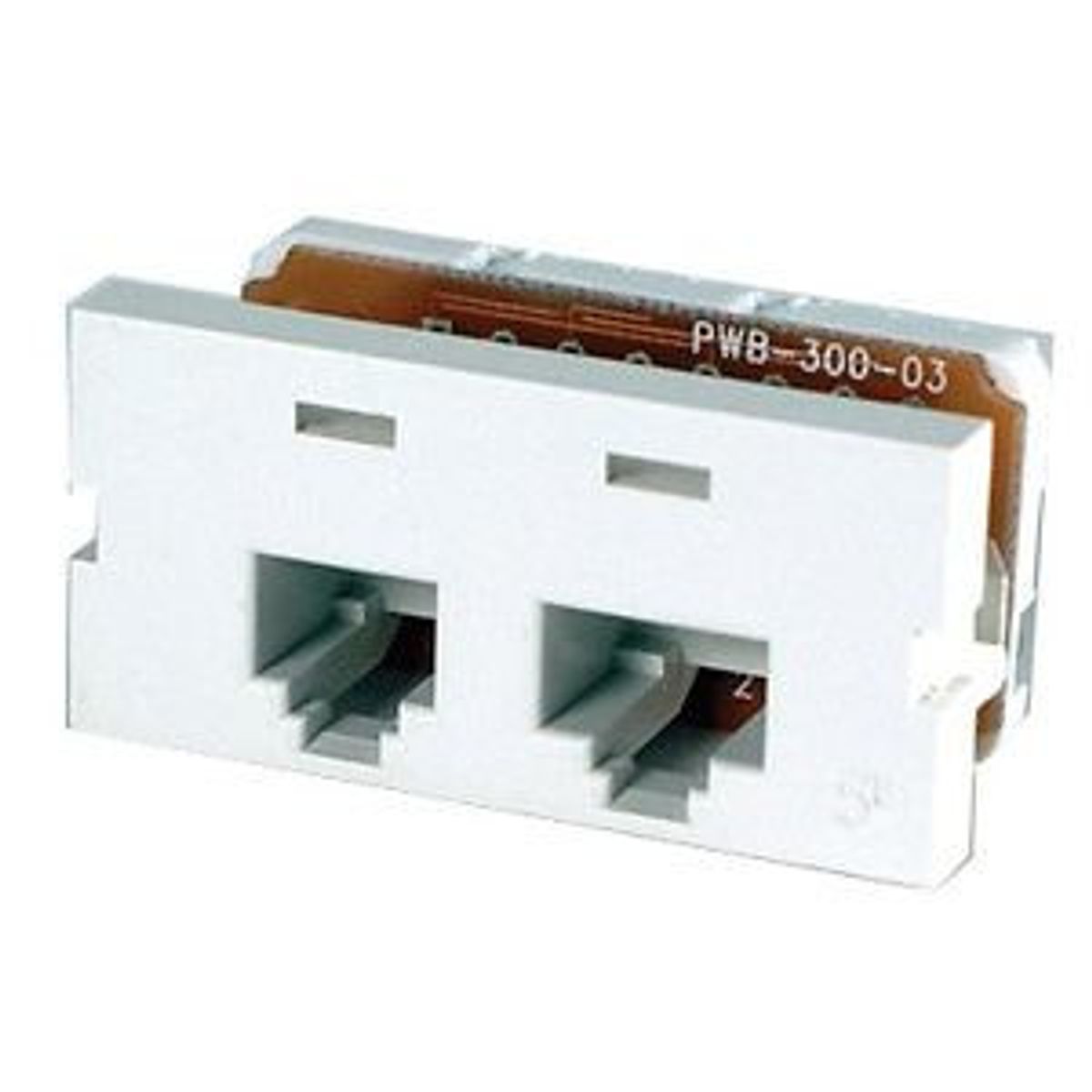 Legrand - Ortronics S22RJ25 | Series II, Category 3, 6C6P, RJ25, Fog White