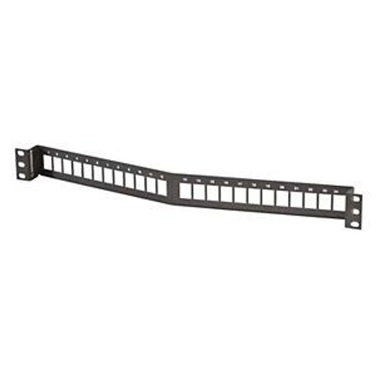 Legrand - Ortronics SPAKSU24 | Unloaded Angled Patch Panel, 24-Port