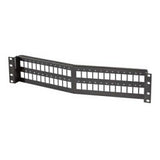 Legrand - Ortronics SPAKSU48 | Copper Patch Panels, Shielded, Black, 48 Port, 2 RU