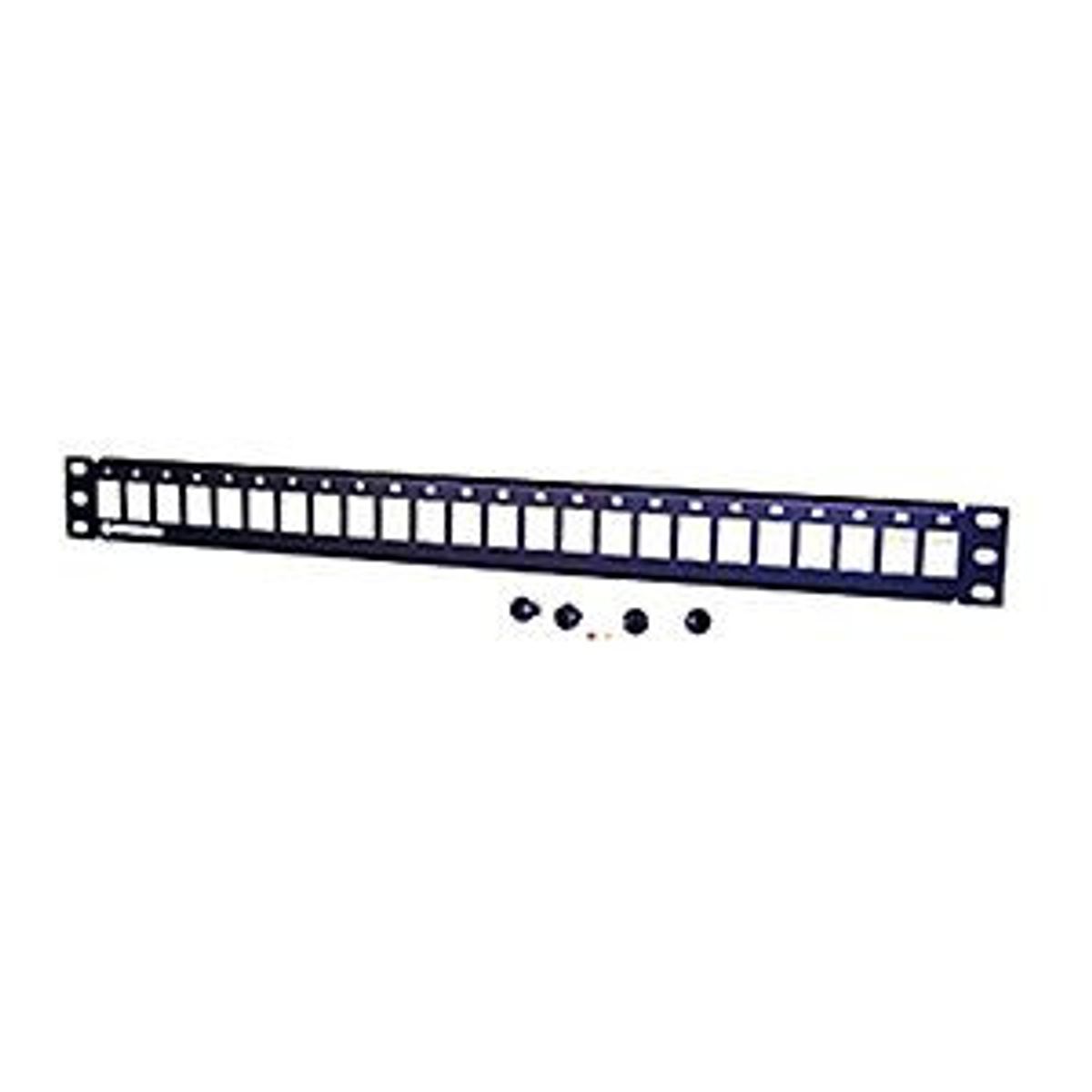 Legrand - Ortronics SPKSU24 | TechChoice Unloaded Patch Panel Kit, 24-Port, Black