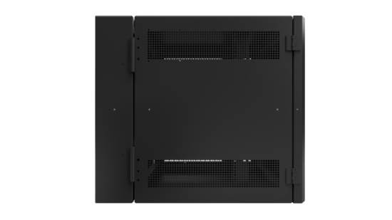 Legrand - Ortronics SWM12RUPD-26-26 | 12Ru Swing-Out Wall-Mount Cabinet With Perforated Door - Black