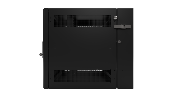 Legrand - Ortronics SWM12RUPD-26-26 | 12Ru Swing-Out Wall-Mount Cabinet With Perforated Door - Black