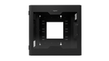 Legrand - Ortronics SWM12RUPL-26-26 | 12Ru Swing-Out Wall-Mount Cabinet With Plexiglass Door - Black
