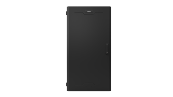Legrand - Ortronics SWM26RUSD-26-26 | 26Ru Swing-Out Wall-Mount Cabinet With Solid Door - Black