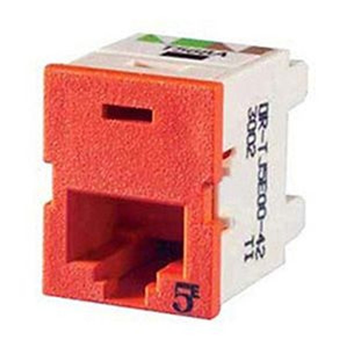 Legrand - Ortronics TJ5E00-42 | Clarity TracJack Cat 5e Jack, Red