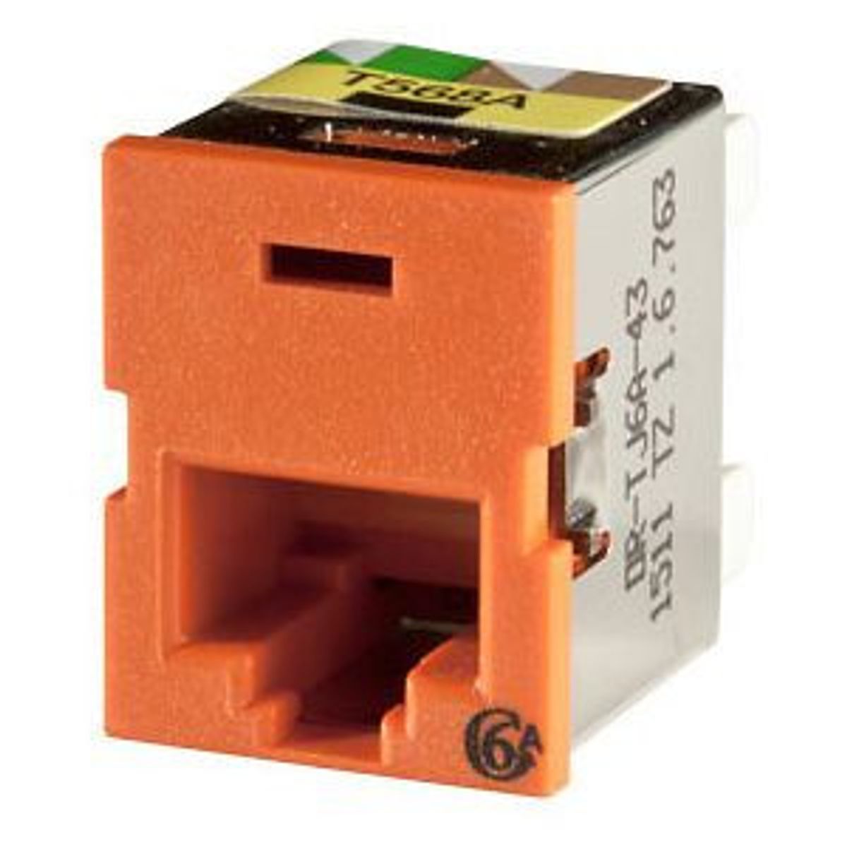 Legrand - Ortronics TJ6A-43 | Clarity TracJack Cat 6a Jack, Orange