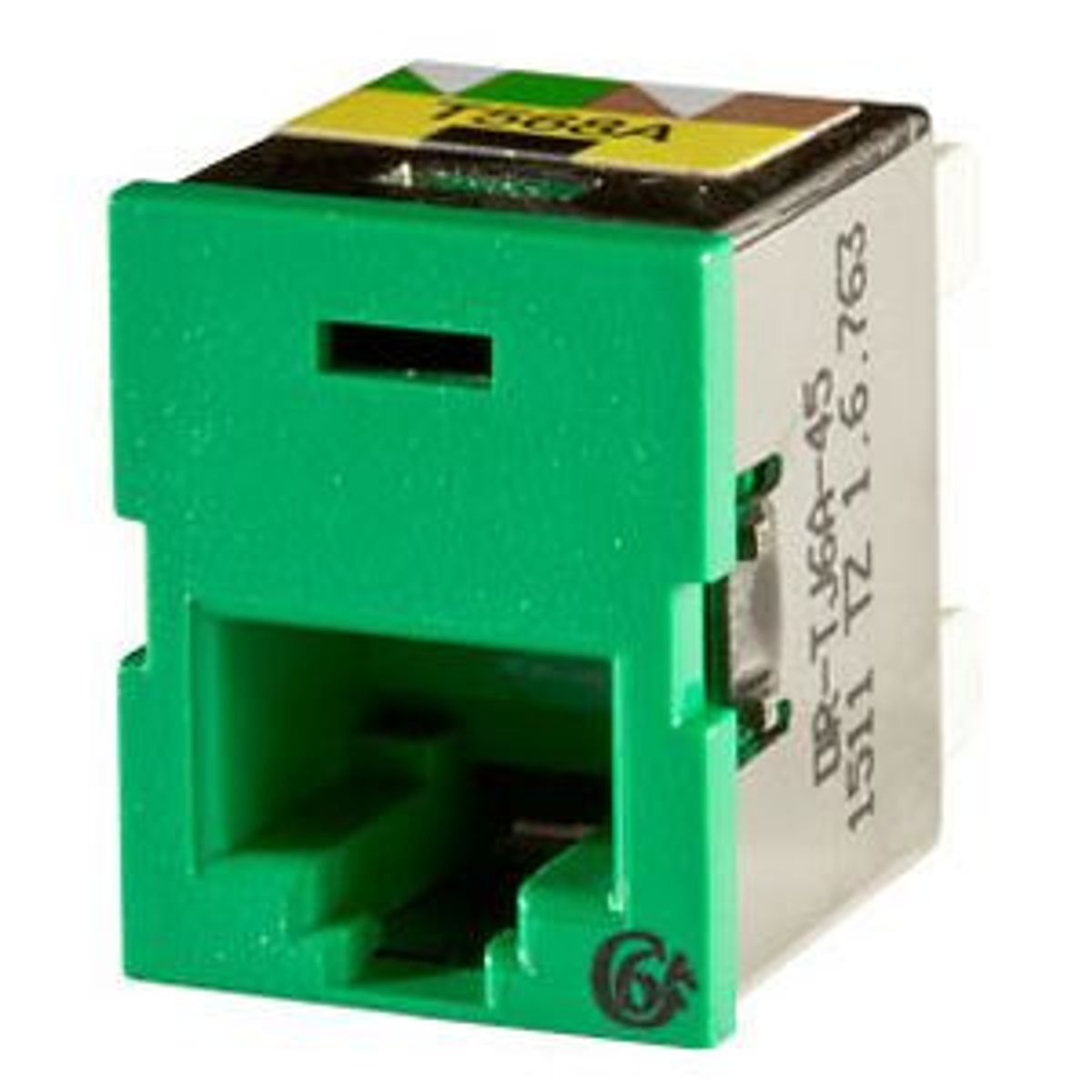 Legrand - Ortronics TJ6A-45 | Clarity TracJack Cat 6a Jack, Green