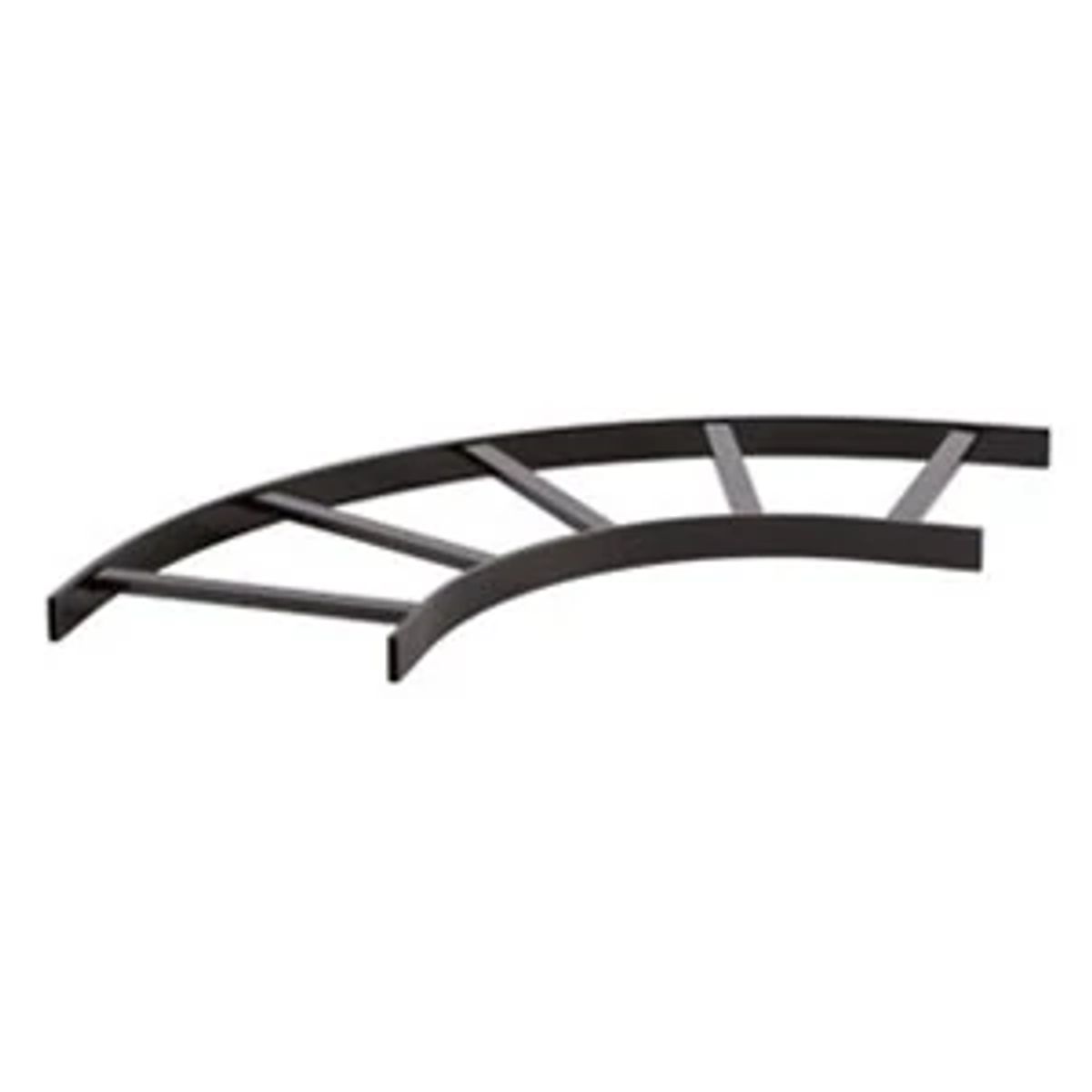 Legrand - Ortronics TRTHR-12B | Horizontal Radius Runway, Steel, TRT Style, Black, 12 in.