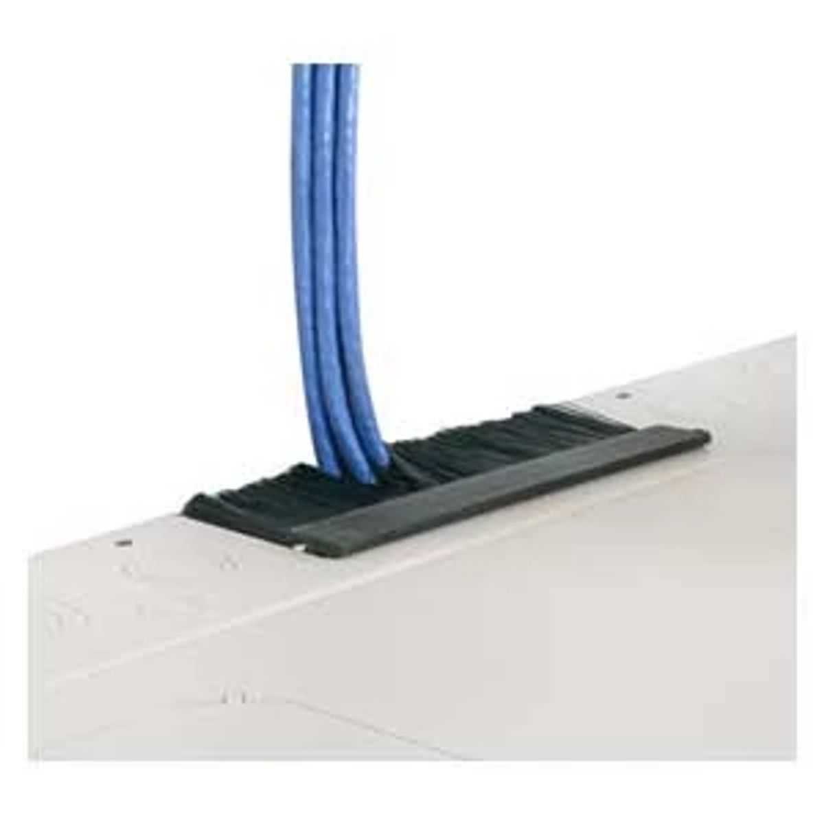 Legrand - Ortronics VWMBGK | VWM Series, Top Brush Grommet Kit, Steel, Vertical Wall Mount, Black