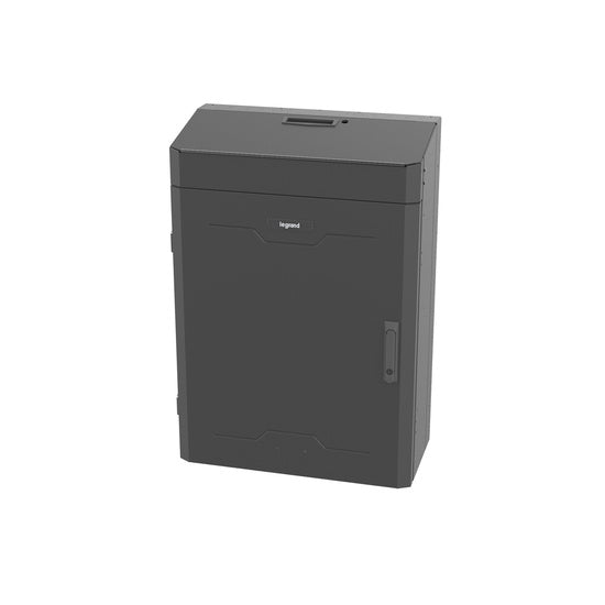 Legrand - Ortronics VWMSD-4RU-36-B | VWM Series, Wall-Mount Cabinet, Steel, 4 RU, Black, 36 H x 25 W x 12 D in.