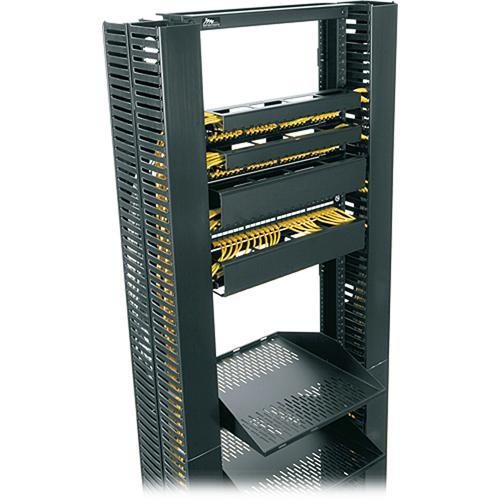 Middle Atlantic PCD-3-6-45DC | Cable Duct, 45 RU, 3"W x 6"D, Dual Duct