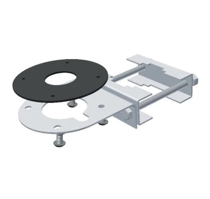PCTEL GPS-TMG-LMNT | Pipe Clamp Mount, 1575.42 MHz, 2 in. OD, Stainless Steel, for Use with GNSS1-TMG-40N and GNSS1-TMG-40NMS