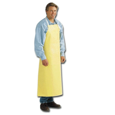 PGI Inc. 1026672 | PGI Nitrile Apron, Yellow, 35"W x 48"L