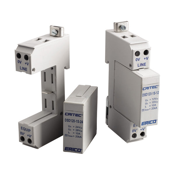 Erico DSD1201S24 - GROUNDING - Surge Diverter, 20 kA Single Mode DC