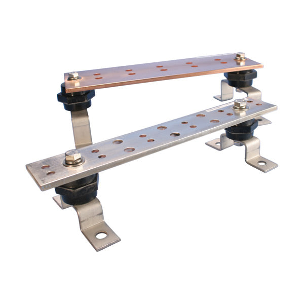Erico TGB-A20L12PT - GROUND BAR - Telecom Grounding Busbar, 20"