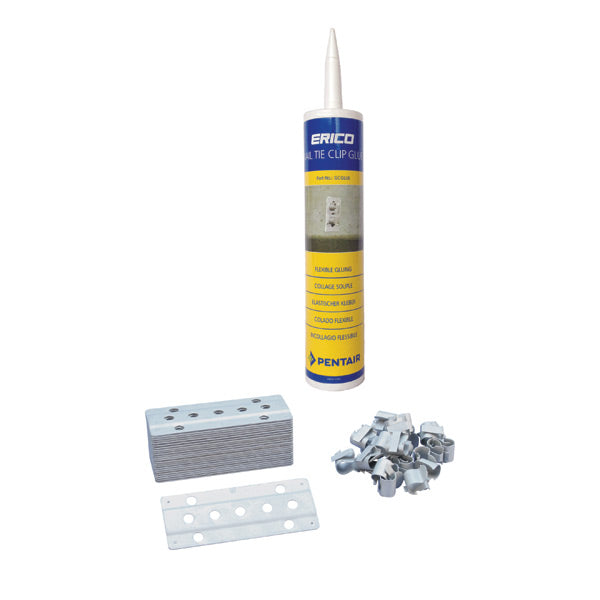 Erico GCHSC89 - SEAL - KIT, CLIP, GLUED RAIL TIE, 8-9 MM
