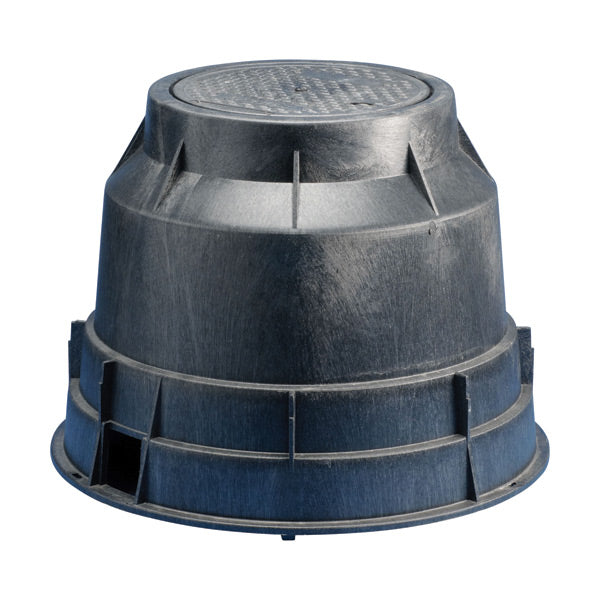 Erico T416C - GROUNDING - Inspection Housing with Conduit Cutout, High Density Polyethylene