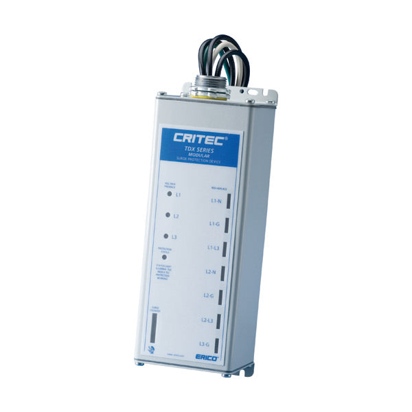 Erico TDX100S480D - GROUNDING - Modular TDX Panel Protector, 100 kA with Surge Counter