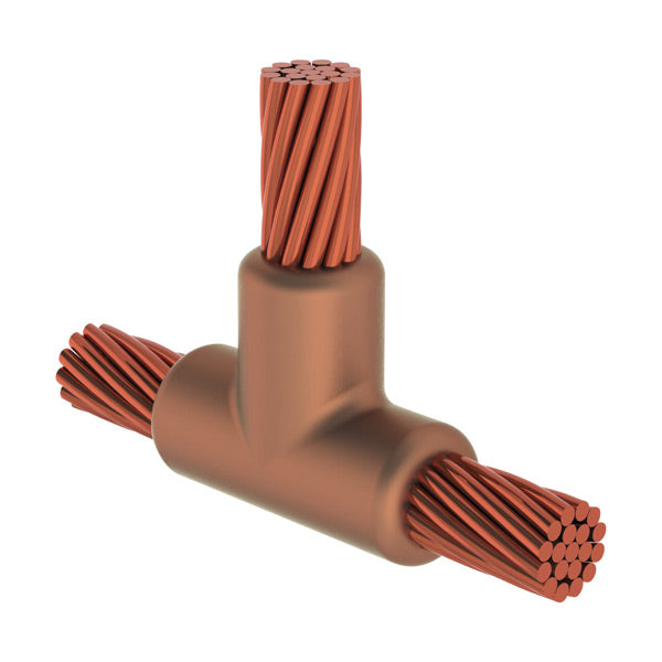 Erico TLR2C2C - GROUNDING - CADWELD MOLD, CABLE, VERT TEE