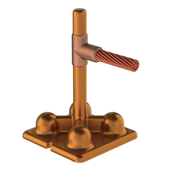 Erico RAC2G2Q - GROUNDING - CADWELD MOLD, Cable to Ground Receptacle or Ground Plate