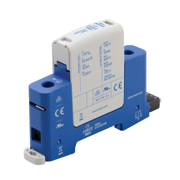 Erico EDT215010R - GROUNDING - EDT2 Enhanced DIN Rail Surge Protection Class II, 1+0 Mode