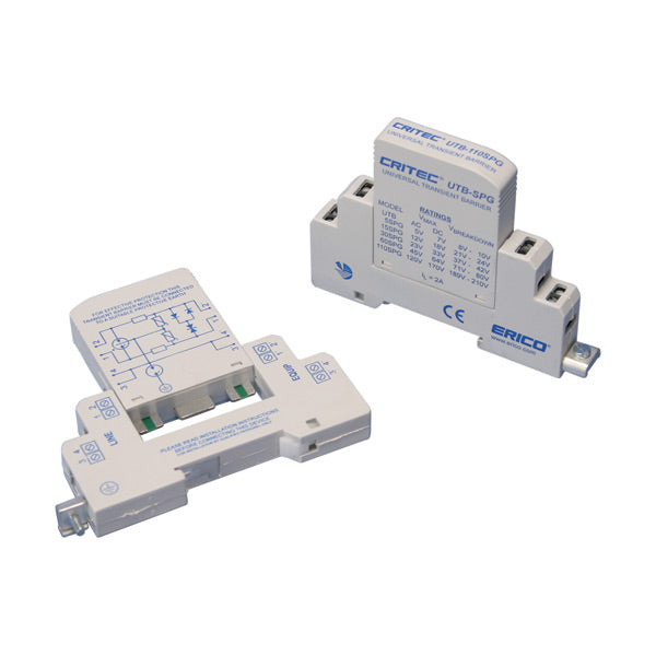 Erico UTB60SPG - GROUNDING - Universal Transient Barrier, Single Pair Isolated Ground