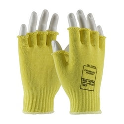PIP 07-K259/L | Kut Gard Seamless Knit DuPont Kevlar Glove - Half-Finger, Yellow, Large