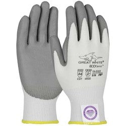 PIP 19-D322/M | Great White ECO Series Seamless Knit Dyneema Diamond 2.0 Blended Glove, White, Medium