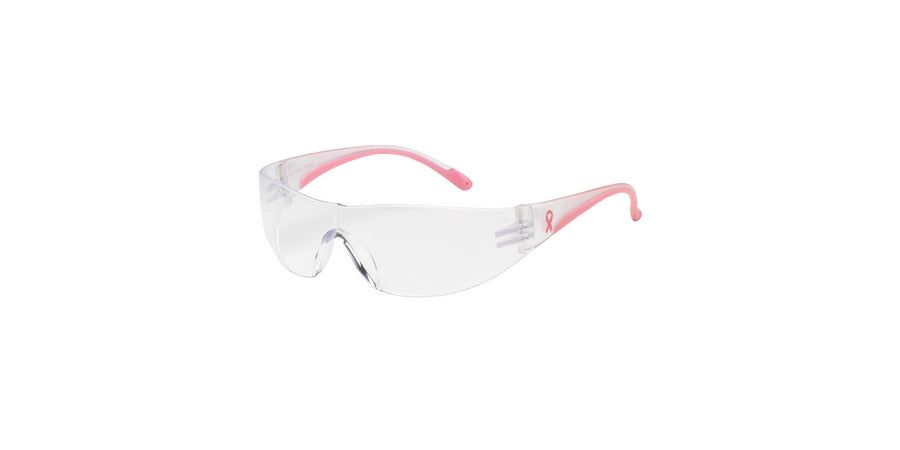 PIP 250-10-0920 | Safety Glasses, Pink, Anti-Scratch, Anti-Fog, Rimless, OS